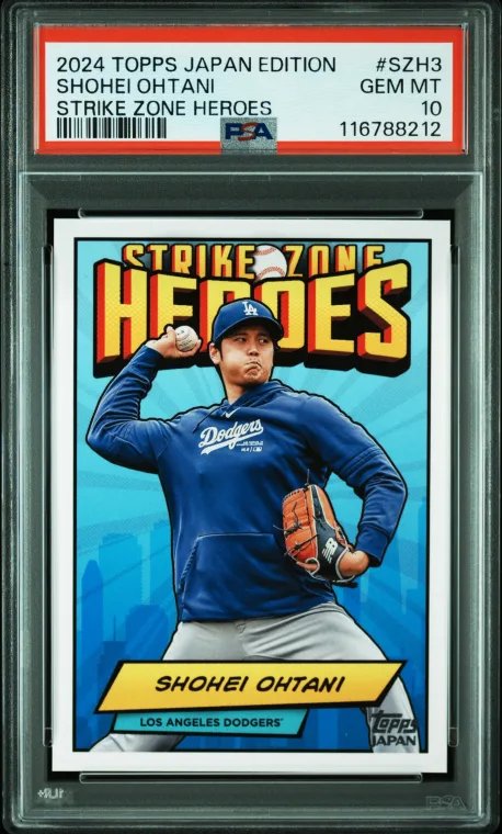2024 Topps Japan Edition Shohei Ohtani Strike Zone Heroes PSA 10