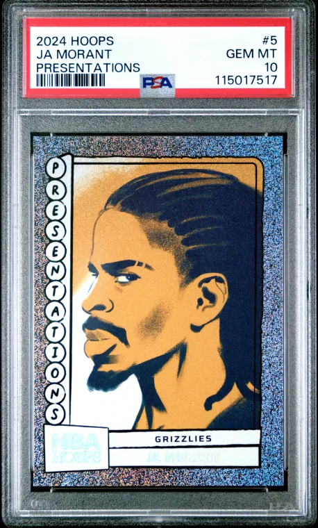 2024-25 NBA Hoops Ja Morant Presentations #5 PSA 10 Gem Mint