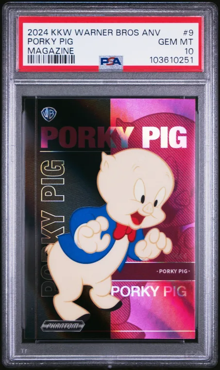 2024 Kakawow Phantom Porky Pig Magazine #9 /288 PSA 10 GEM MINT Looney Tunes