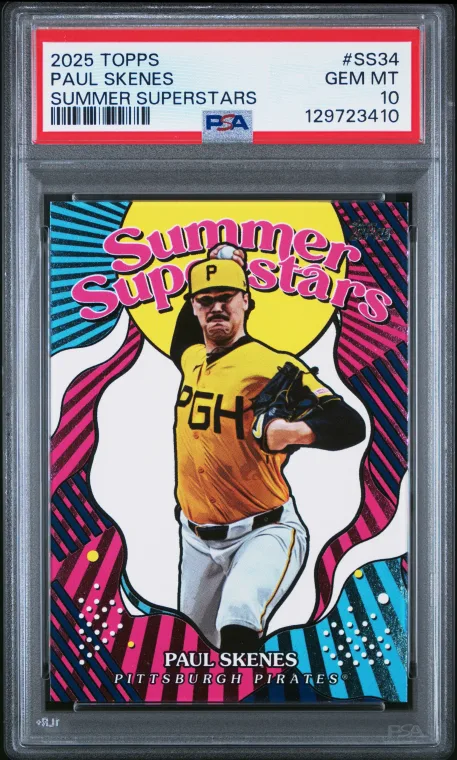2025 Topps Paul Skenes Summer Superstars #SS-34 PSA 10 Gem Mint