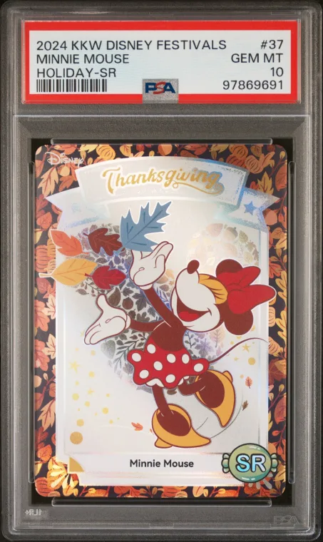 2024 Kakawow Disney Festivals Minnie Mouse Thanksgiving Holiday SR #37 PSA 10